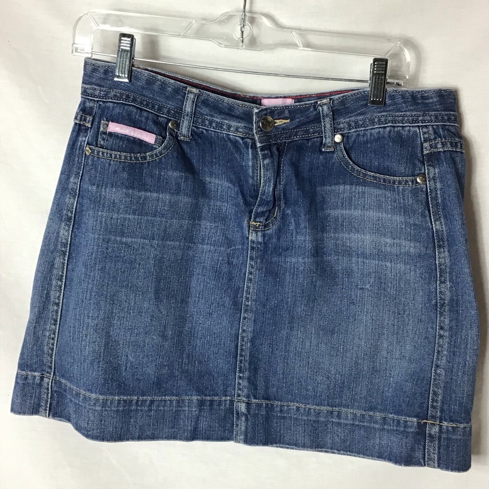 Mink Denim Mini Skirt